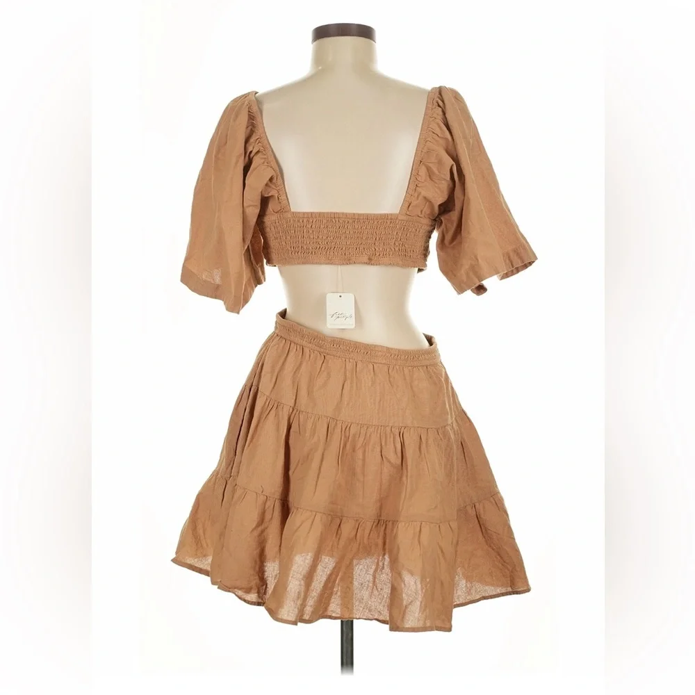 Free People Cross of Sunlight Mini Dress